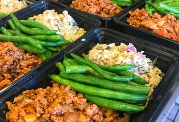 Taco Style Ground Turkey with Herbed Brown Rice & Broccoli