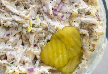 Dill Pickle Chicken Salad, 1/2 lb container