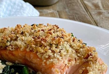 Pecan Maple Mustard Salmon