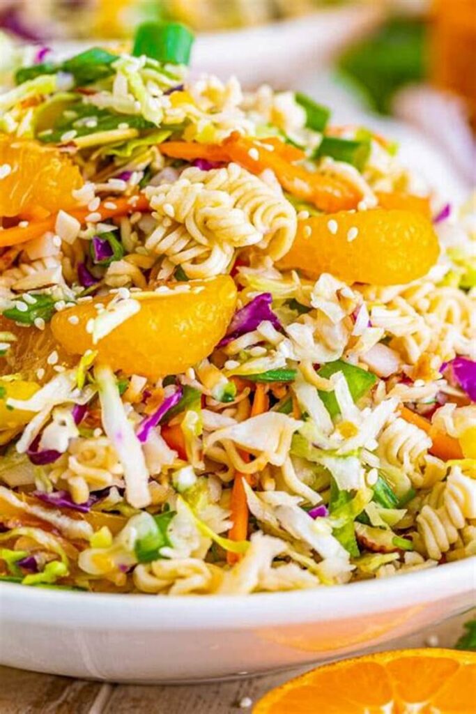 Chinese Chicken Pasta Salad Fitfoodnj