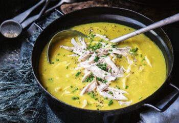 Potato Leek Soup with Chicken