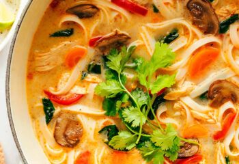 Thai Chicken & Rice Noodle Soup