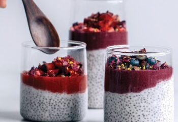 Berry & Banana Chia Seed Pudding