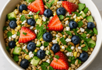 Chilled Berry Farro Salad