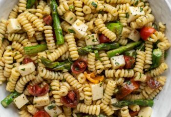 Spring Pasta Salad with Honey Mustard Dressing