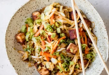 Tofu Egg Roll Bowl