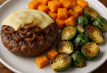 Grass Fed French Onion Burger