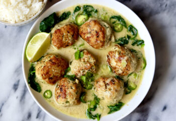 Thai Chicken Meatball Soup