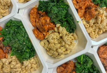 Charred BBQ Chicken w/ High Protein Mac & Cheese