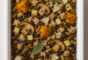 Deconstructed Turkey Stuffed Squash