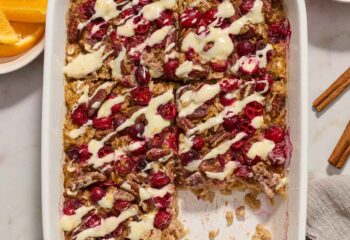 Cranberry-Orange Oatmeal Bake