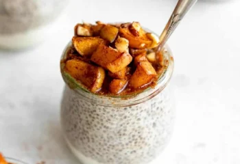 Chai Spiced Apple Chia Pudding