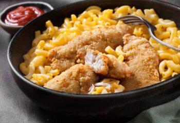 Kids Chicken Tendies with Mac & Cheese Kids Chicken Tendies with Mac & Cheese
