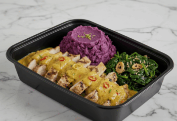 Coconut Curry Chicken & Purple Mash Coconut Curry Chicken & Purple Mash