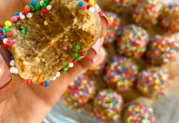 Cake Batter Power Balls