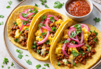 Taqueria Chorizo Breakfast Tacos