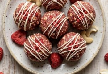 Strawberry Cheesecake Power Balls