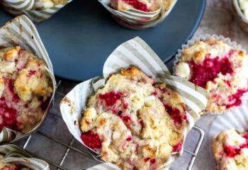 White Chocolate Raspberry Muffins