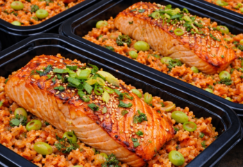 Salmon Kimchi Fried Rice