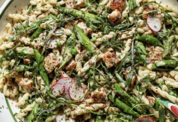 Honey Mustard Spring Pasta Salad